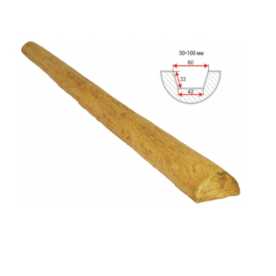 Полубревно декоративное Arno decor рустик, 50х100мм Сосна, длина 3 метра