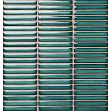 Мозаика из керамогранита Bonaparte Finger pacific blue 12х92 (284х298х8 мм)