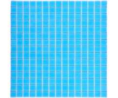 Мозаика стеклянная Bonaparte Simple blue (на бумаге) 20х20 (327х327х4 мм)