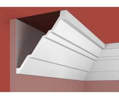 Карниз под покраску Cosca KX055 из экополимера (147х145х2000 мм)