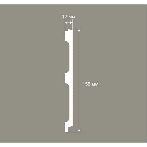 Фото Стеновая панель Cosca RP017 экополимер (156 × 12 × 2800 мм)