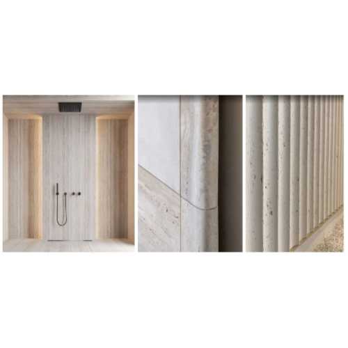Фото Гибкий камень Decaro WallPanels Flex Stone D1010 Travertin Tivoli (1 шт= 3.60 м2)