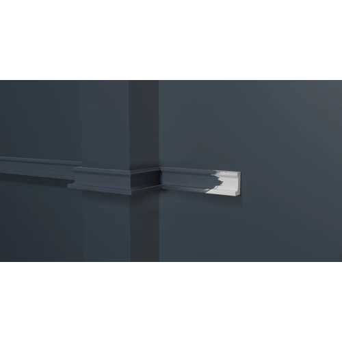 Фото Молдинг под покраску Decor Dizayn DD628 из полистирола (20х10х3000 мм)