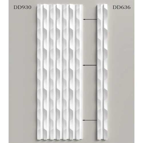 Фото Молдинг под покраску Decor Dizayn DD636 из полистирола (32.8х10х3000 мм)