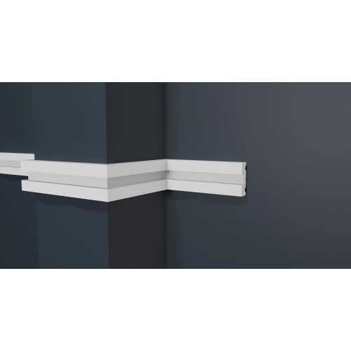 Фото Молдинг под покраску Decor Dizayn DD637 из полистирола (32.8х10х2000 мм)