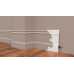 Маленькое фото Плинтус напольный Decor Dizayn DD725 под покраску, белый (210*21*2000)