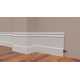 Плинтус напольный Decor Dizayn DD725 под покраску, белый (210*21*2000)