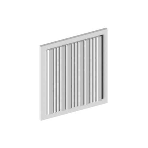 Фото Декоративная панель HIWOOD LV121 NP под покраску (120 × 12 × 2700 мм)