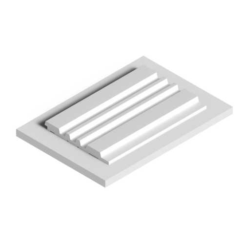 Фото Декоративная панель HIWOOD LV121 NP под покраску (120 × 12 × 2700 мм)