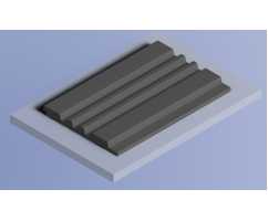 Декоративная панель HIWOOD LV121 GR3 (120 × 12 × 2700 мм)
