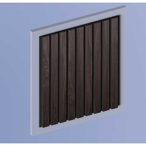 Фото Декоративная панель HIWOOD LV124 BR395K под дерево (120 × 12 × 2700 мм)