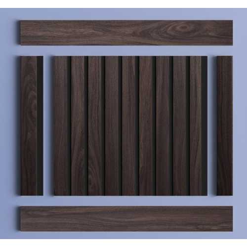 Фото Декоративная панель HIWOOD LV124 BR395K под дерево (120 × 12 × 2700 мм)