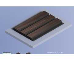 Декоративная панель HIWOOD LV124 BR395K под дерево (120 × 12 × 2700 мм)