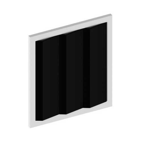 Фото Декоративная панель HIWOOD LV141 BK Черная (120× 18 × 2700 мм)