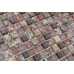 Маленькое фото Мозаика стеклянная с камнем Caramelle Naturelle Siracusa 15х15 (305х305х8 мм)