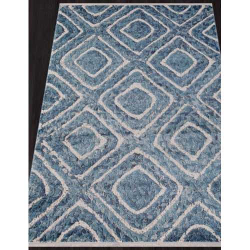 Фото  Ковер Merinos Morocco D856 BLUE 1,20*1,70