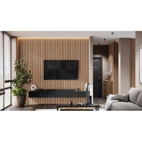 Фото Рейка МДФ Ликорн В302-12 Скандинавский дуб светлый, 40*16*2800 мм (1 уп=10 шт)