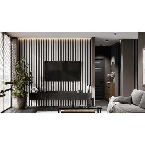 Фото Рейка МДФ Ликорн РП-2.16.2800 Светло-серая, 40*16*2800 мм