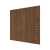 Стеновая панель квадратная МДФ Ликорн - Пирамида Орех темный, 500*500*8 мм (4 шт)