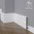 Плинтус напольный под покраску 09-100-10 Madest Decor MDF (100х10х2400 мм)