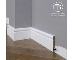 Плинтус напольный под покраску 06-072-12 Madest Decor MDF (72х12х2400 мм) Плинтус напольный под покраску 06-072-12 Madest Decor MDF (72х12х2400 мм)