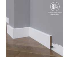 Плинтус напольный МДФ Madest Decor модель 09-064-10 крашеный по RAL/NCS (64х10х2400 мм)
