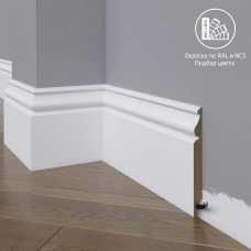 Крашеный плинтус