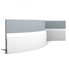 Плинтус широкий, под покраску гибкий Orac decor SX104 Flex (150*17*2000) Плинтус широкий, под покраску гибкий Orac decor SX104 Flex (150*17*2000)
