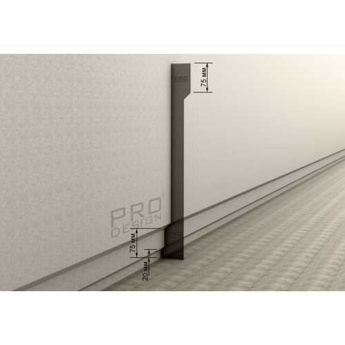 Фото Шаблон для монтажа Теневого плинтуса, сталь, 2*50*500 мм