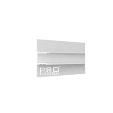 Декоративный стеновой профиль Pro Design 534 Белый (17.5х15х2700)