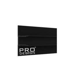 Декоративный стеновой профиль Pro Design 534 Черный (17.5*15*2700) Декоративный стеновой профиль Pro Design 534 Черный (17.5*15*2700)
