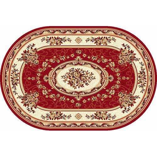 Фото Ковер Merinos Laguna 5444 red овал 2,00*4,00