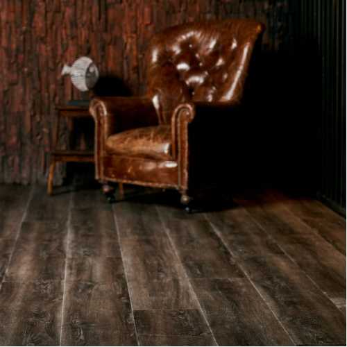 Фото Плитка ПВХ Vinilam Ceramo Дуб Лугано 8890-EIR, 43 класс (1520х225х5.5 мм)