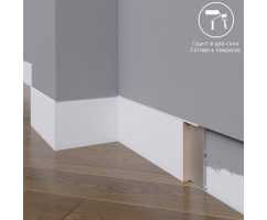 Плинтус MDF 25-080-10 под покраску (вставка в скрытый плинтус)
