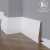 Плинтус напольный МДФ Madest Decor 28-120-22 крашеный по RAL/NCS (120х22х2400 мм)