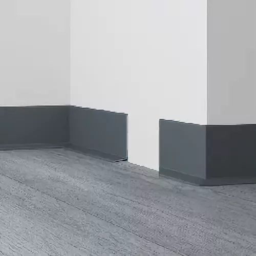 Фото Плинтус гибкий, мягкий Dollken WL50 Черный 110 (50*12 мм, 50 м)