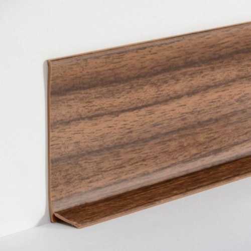 Фото Плинтус гибкий, мягкий Dollken WL50 Орех 22 (50*12 мм, 50 м)