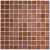 Мозаика стеклянная Bonaparte Shine Brown 25х25 (300х300х4 мм)