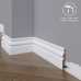 Маленькое фото Плинтус напольный под покраску 11-072-16 Madest Decor MDF (72х16х2400 мм)