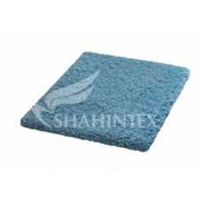 Коврик Shahintex Microfiber голубой M 07 (100*100) см
