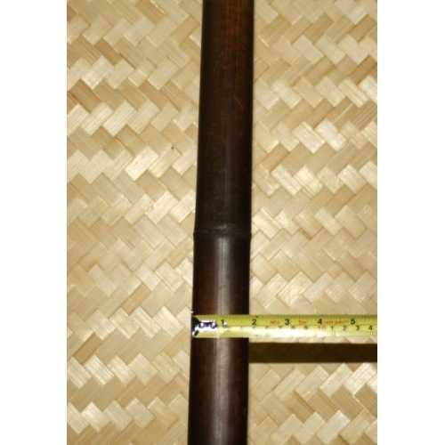 Фото Ствол бамбука махагон D 50-60 мм, длина 2900-3000 мм (с трещинами)