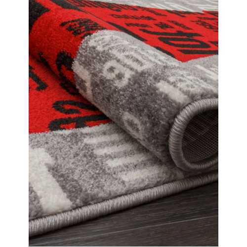 Фото Ковер Merinos Rio C81 Gray-Red 1,20*1,80