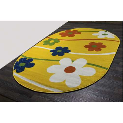 Фото Ковер Merinos Crystal 1021 1,60*3,00  YELLOW овал