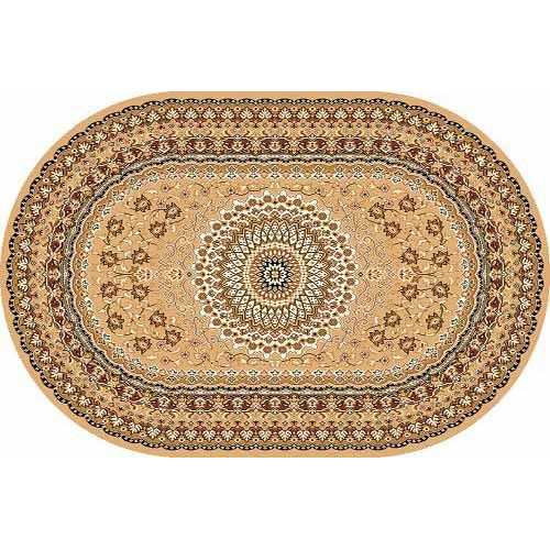 Фото  Ковер Merinos Laguna d504 BROWN 1,50*3,00 овал
