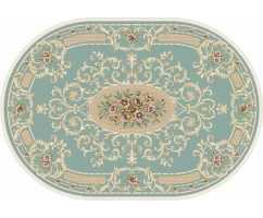 Ковер Merinos Roxy D701 BLUE 1,60*2,20 овал