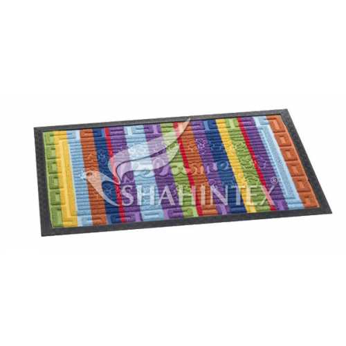 Фото Коврик придверный Lux Shahintex multi-color 60*90 радуга