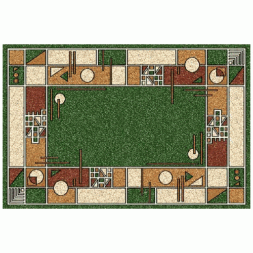 Фото Ковер Merinos Laguna ALBINA 3 GREEN 0,60*1,10