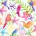 Маленькое фото Обои Опера Фан 534206 Разноцветные попугаи 10,05 x 0,52 м