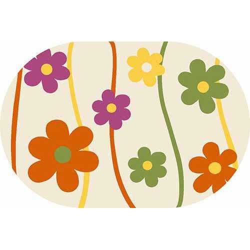 Фото Ковер Merinos Crystal 1021 Cream 1,60*2,30 овал