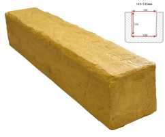 Балка декоративная из полиуретана Arno Decor Рустик 145х145мм Сосна, длина 2м